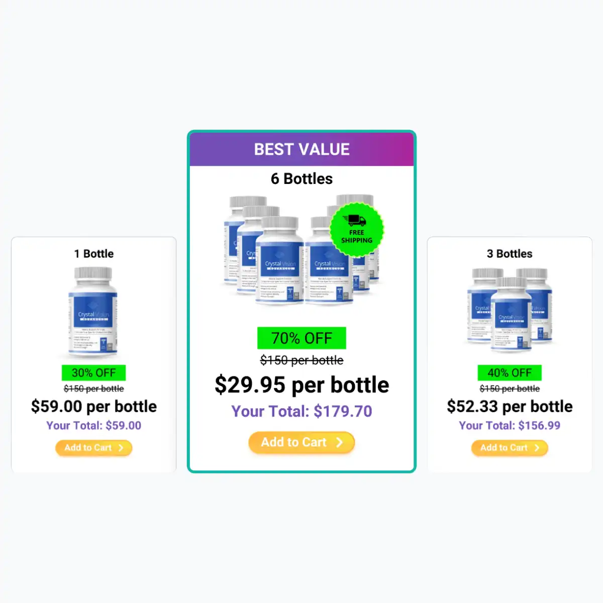 Crystal Vision pricing