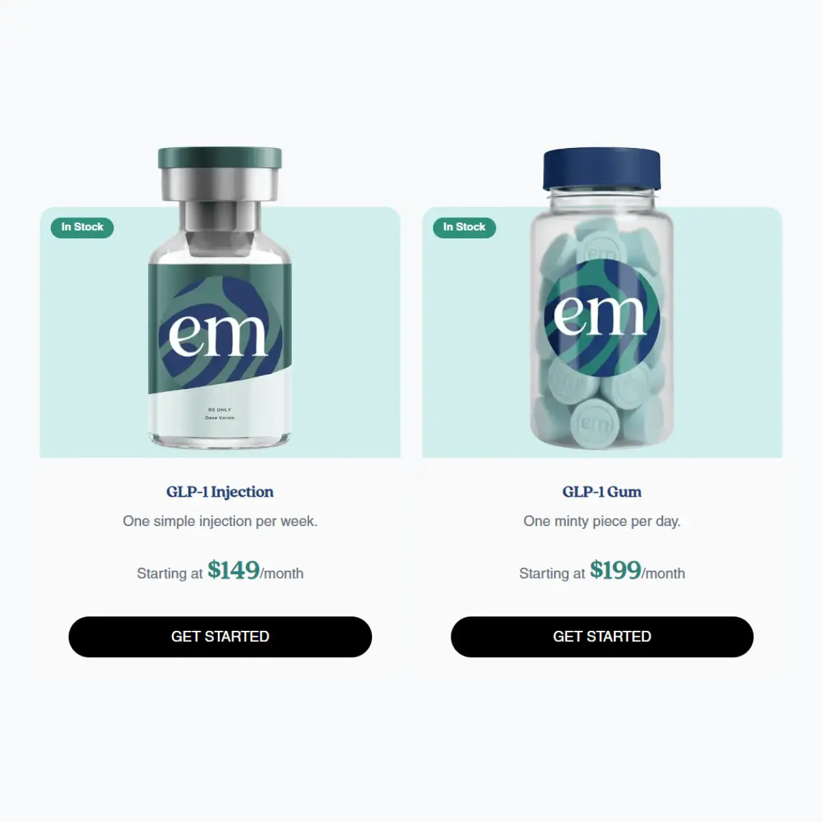 monthly glp 1 injection Embody GLP 1