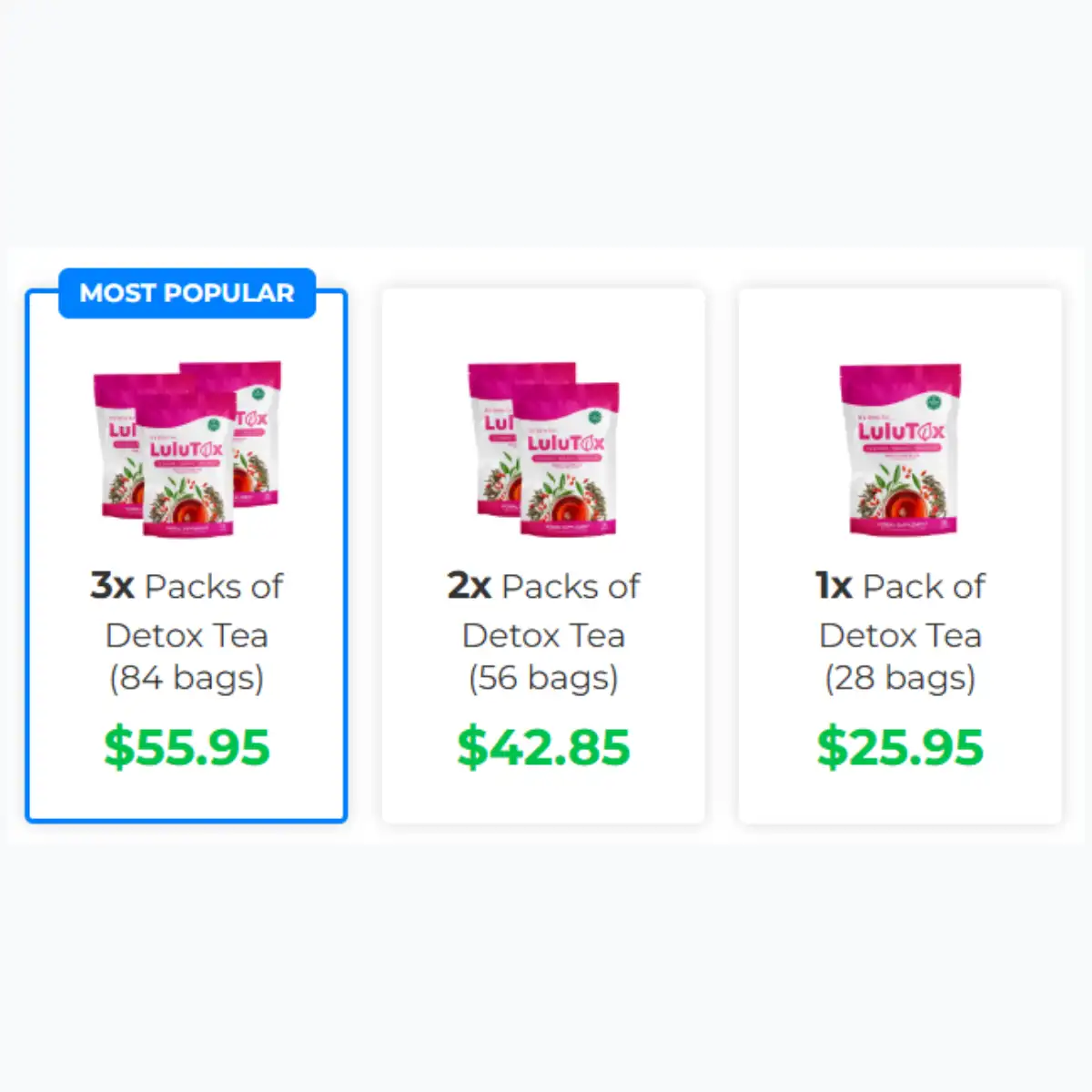 Lulutox Detox Tea price