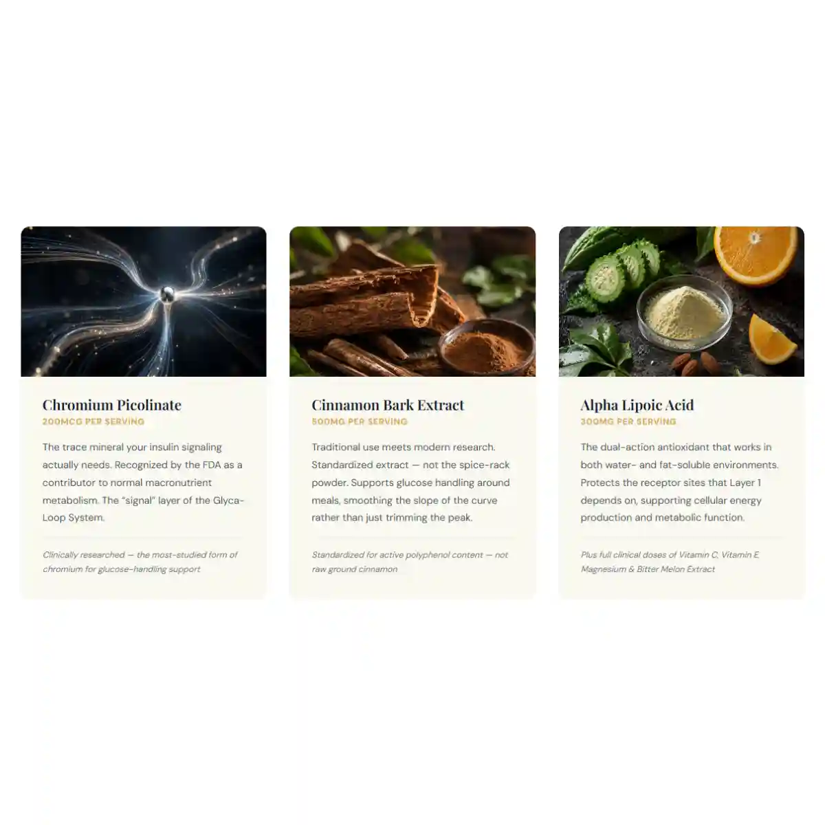 NovuGlyca ingredients