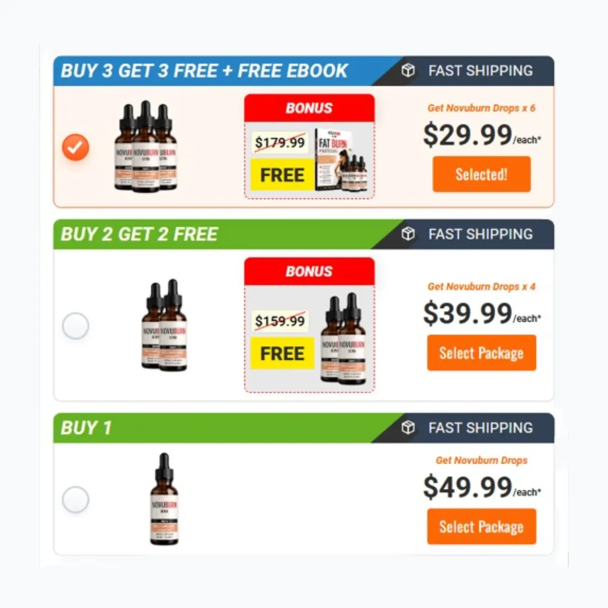 Novuburn Ultra Drops Price