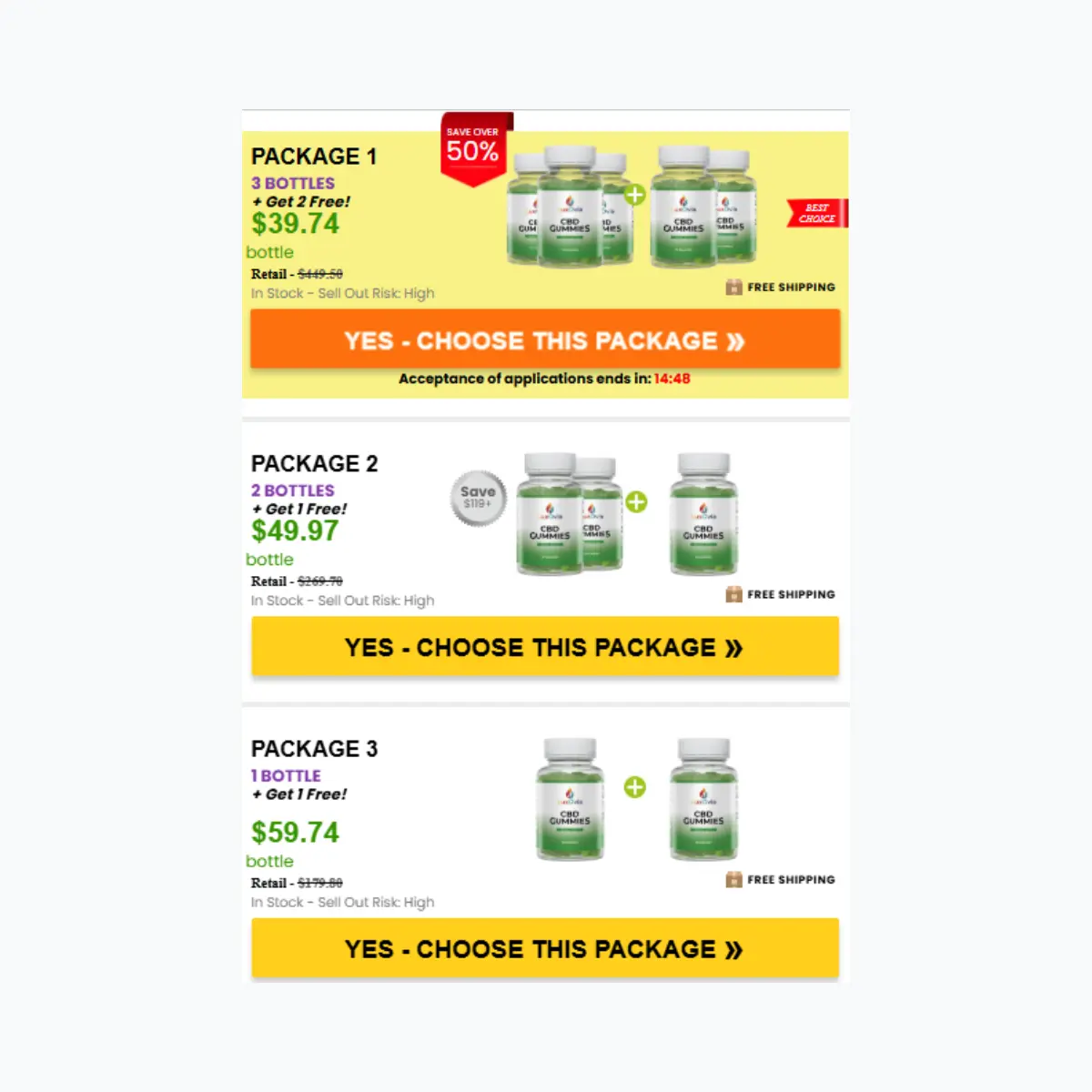 LuxOvia CBD Gummies Price