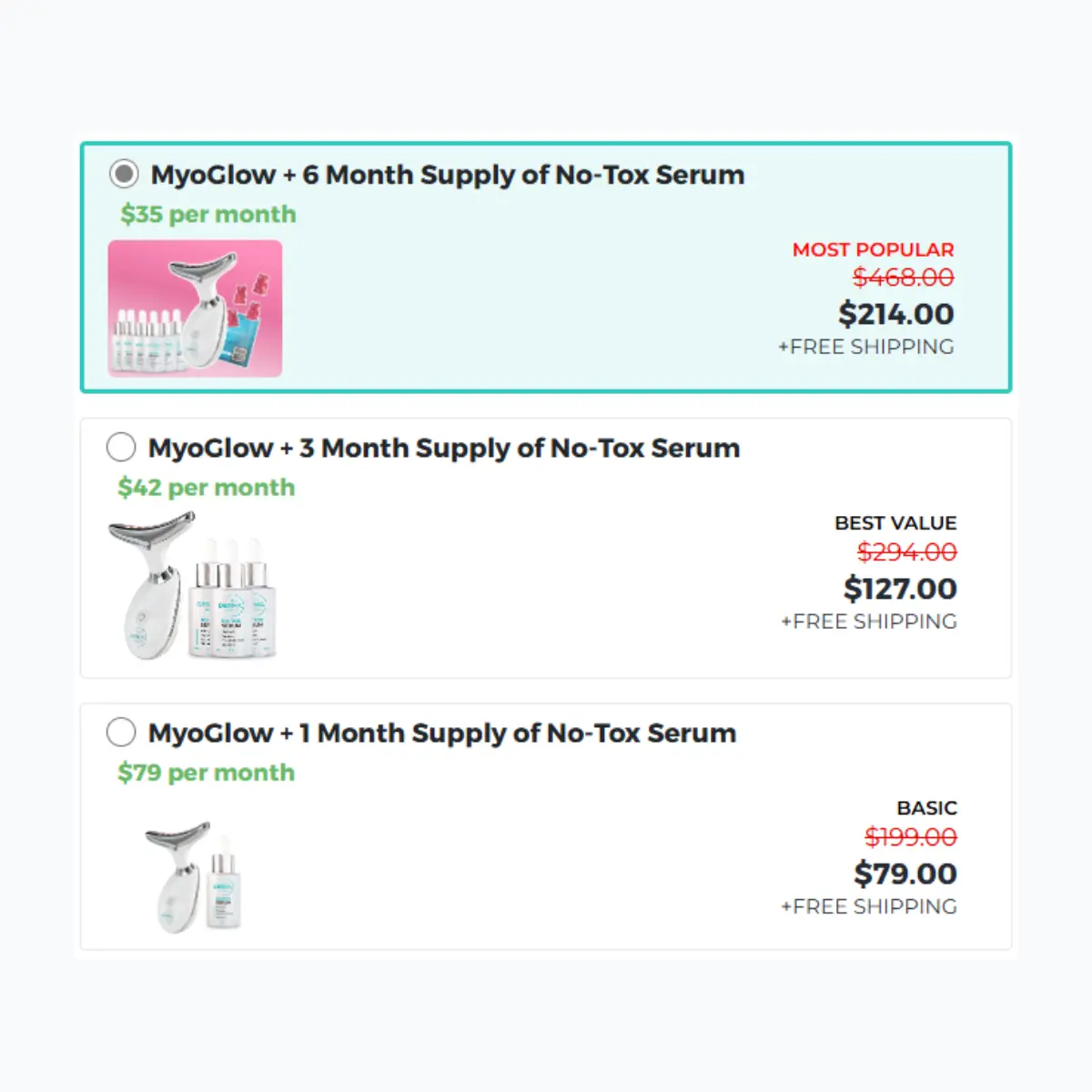 MyoGlow Price
